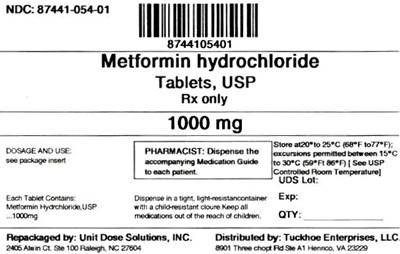 Metformin HCl 1000 mg (8744105401 Metformin HCl 1000 mg)